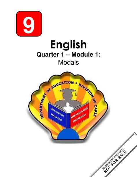 English 9 Quarter 1 Module 1 PDF .